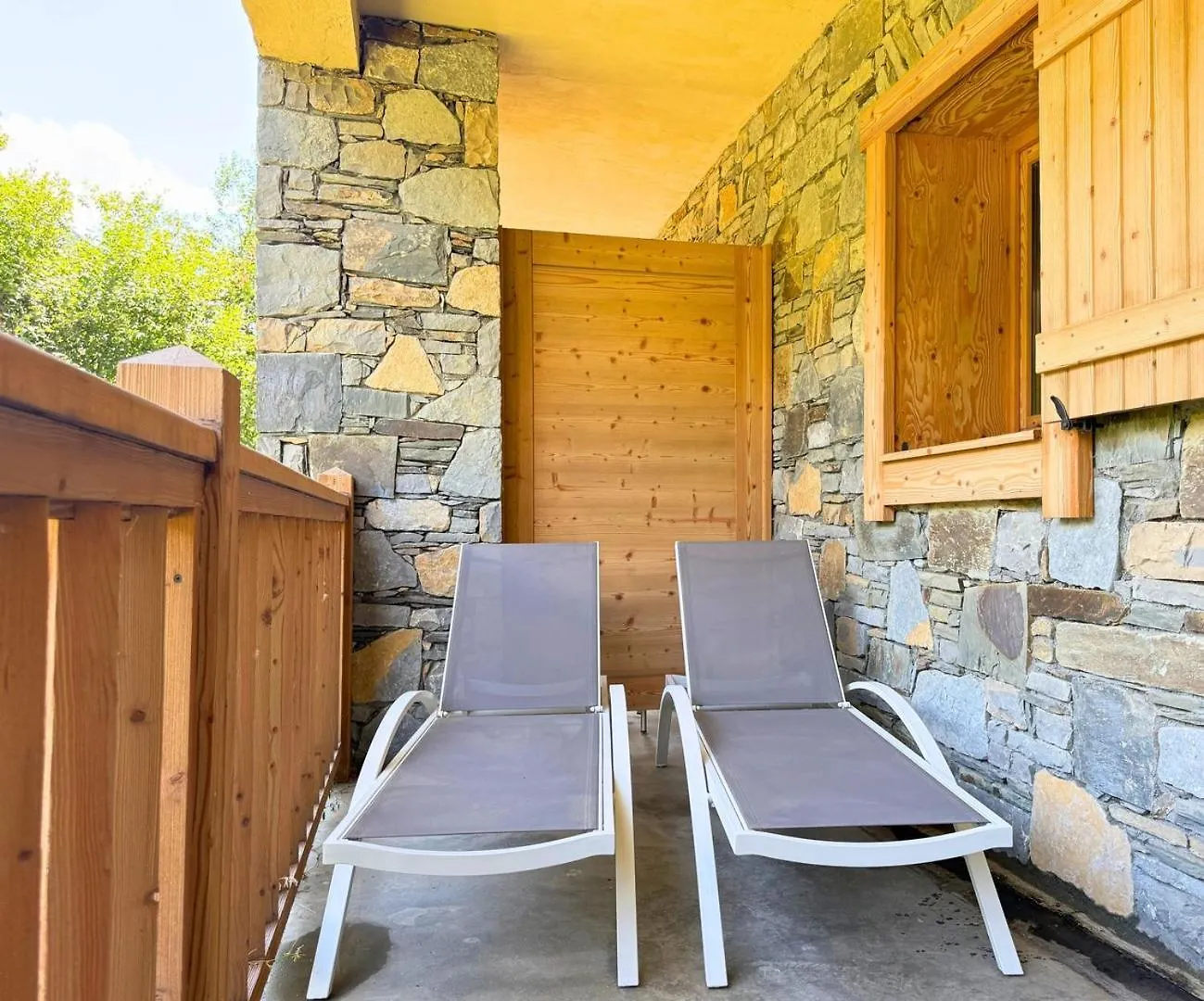 Mouflon, Terrasse Confort Piscine, Spa La Plagne Casa de Férias